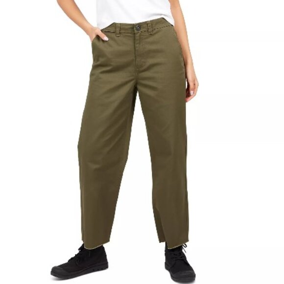 Volcom Straight Leg Green Pants Size 28 - Picture 1 of 8